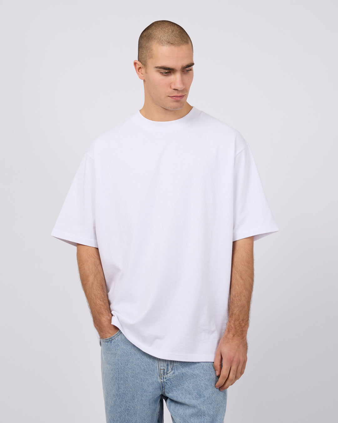 Silent Theory Heavy Weight Tee - White