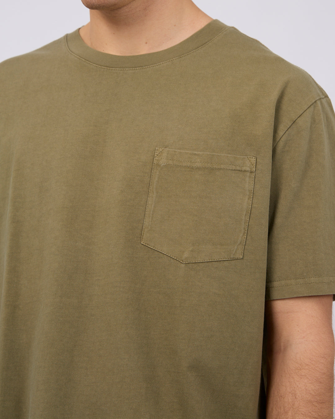 Silent Theory Surplus Pocket Tee II - Olive (view 5)
