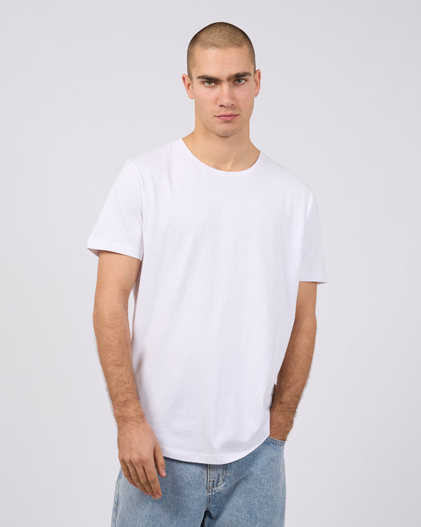 Silent Theory Tail Tee - White