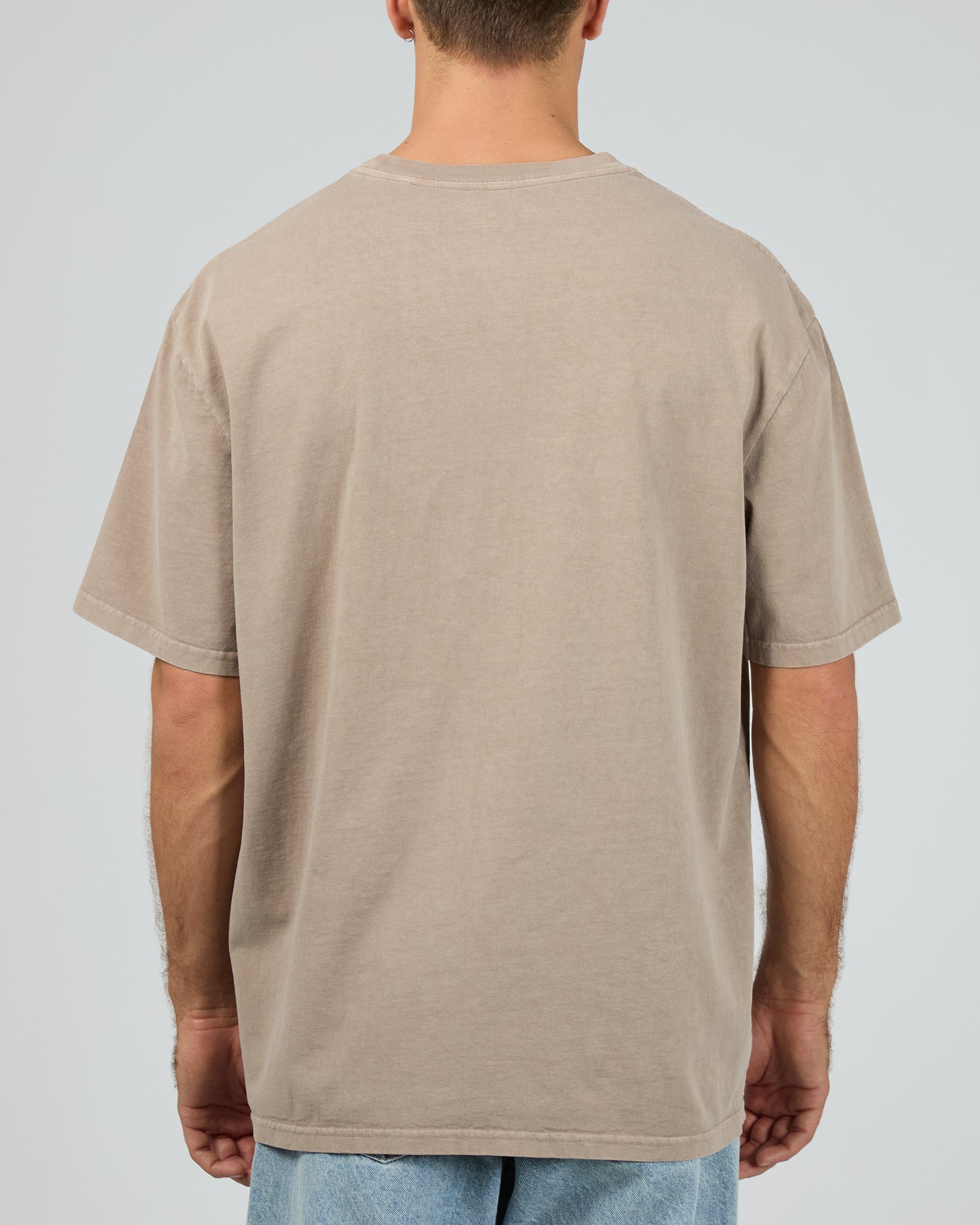 Silent Theory Essential Fit Tee Mushroom - detail view