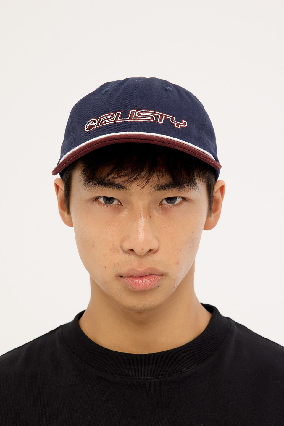 Rusty Flip Daddy Panel Dad Cap - Navy Blue (view 4)