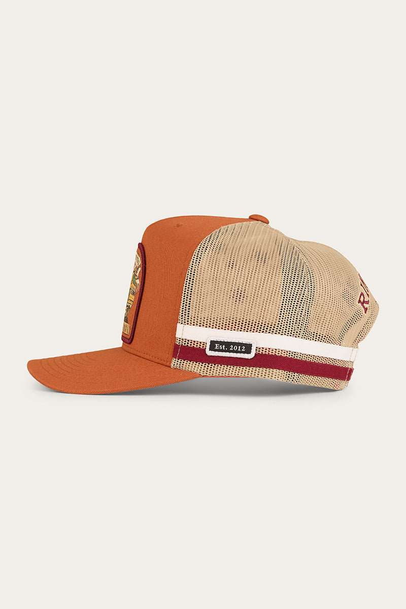 Ringers Western Workhorse Deep Fit Trucker Cap - Rust (view 2)
