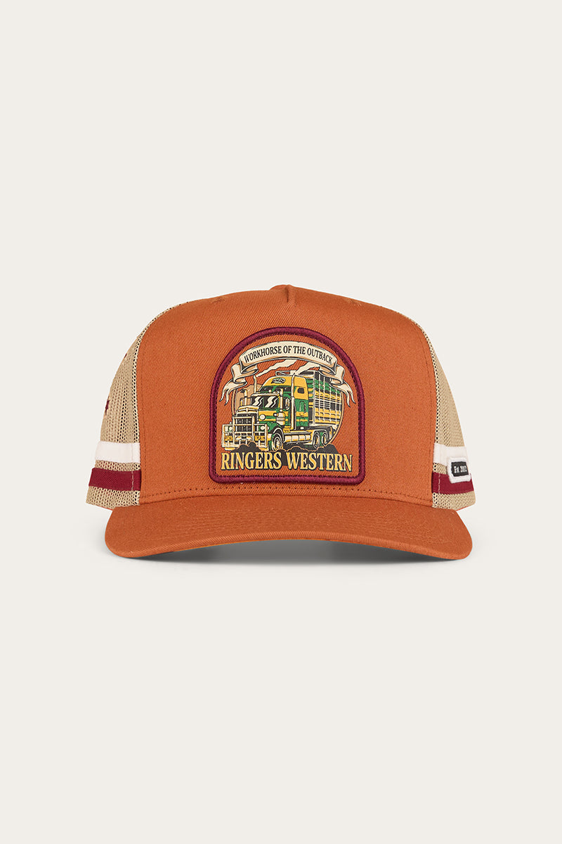 Ringers Western Workhorse Deep Fit Trucker Cap - Rust