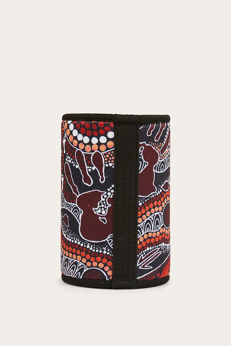 Ringers Western Walkabout Warrior Stubby Cooler Charcoal - detail