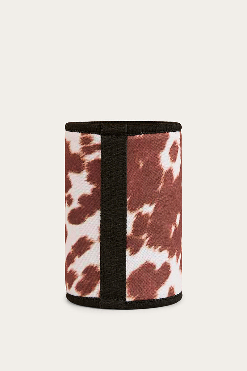 Ringers Western Daisy Stubby Cooler White/Tan - detail