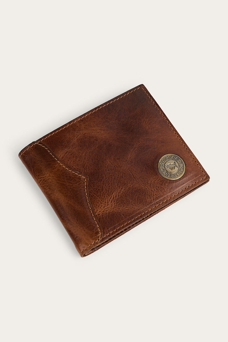 Ringers Western Toro Midi Wallet in Cognac