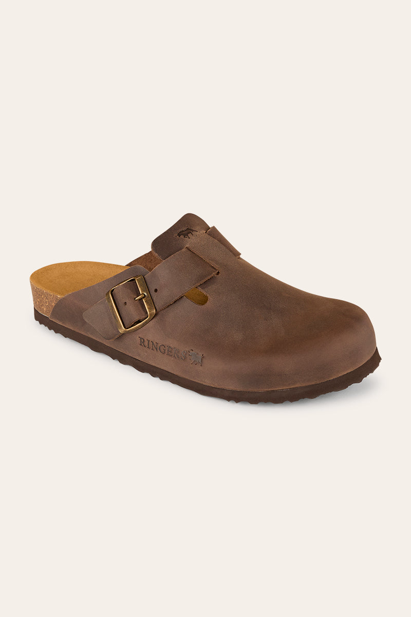 Ringers Western Byron - Leather Cork Clog - Tobacco