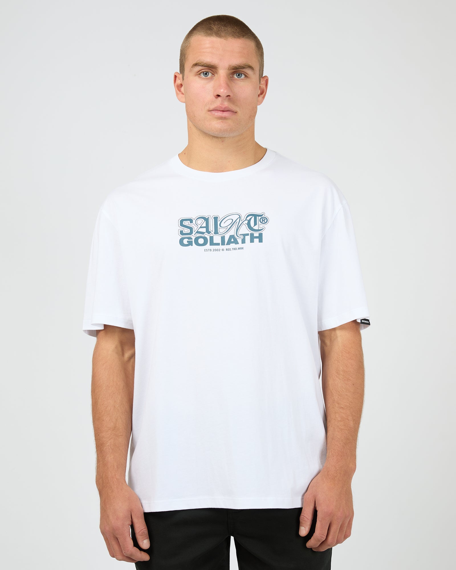 Saint Goliath Glass Tee - White