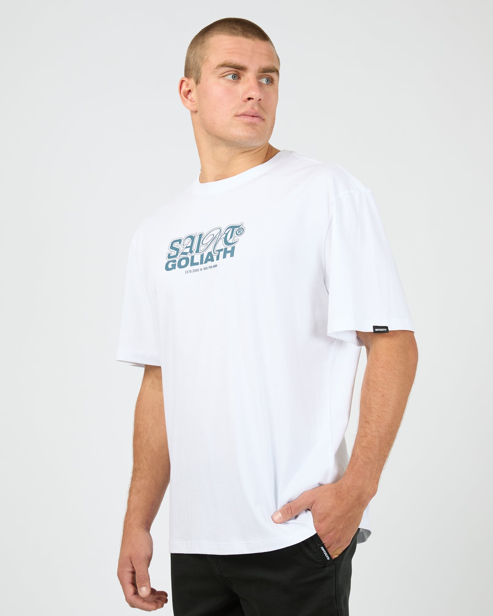 Saint Goliath Glass Tee - White (view 4)