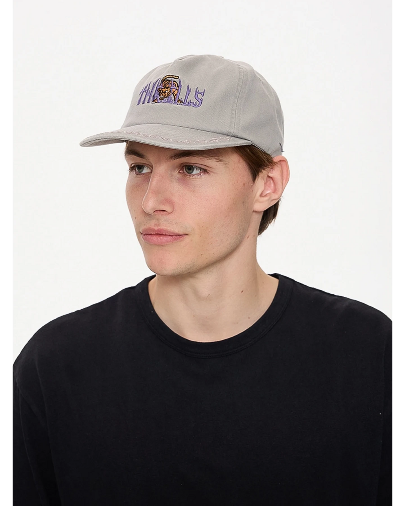 Thrills Eyes In The Grass 5 Panel Cap - Smog (view 2)