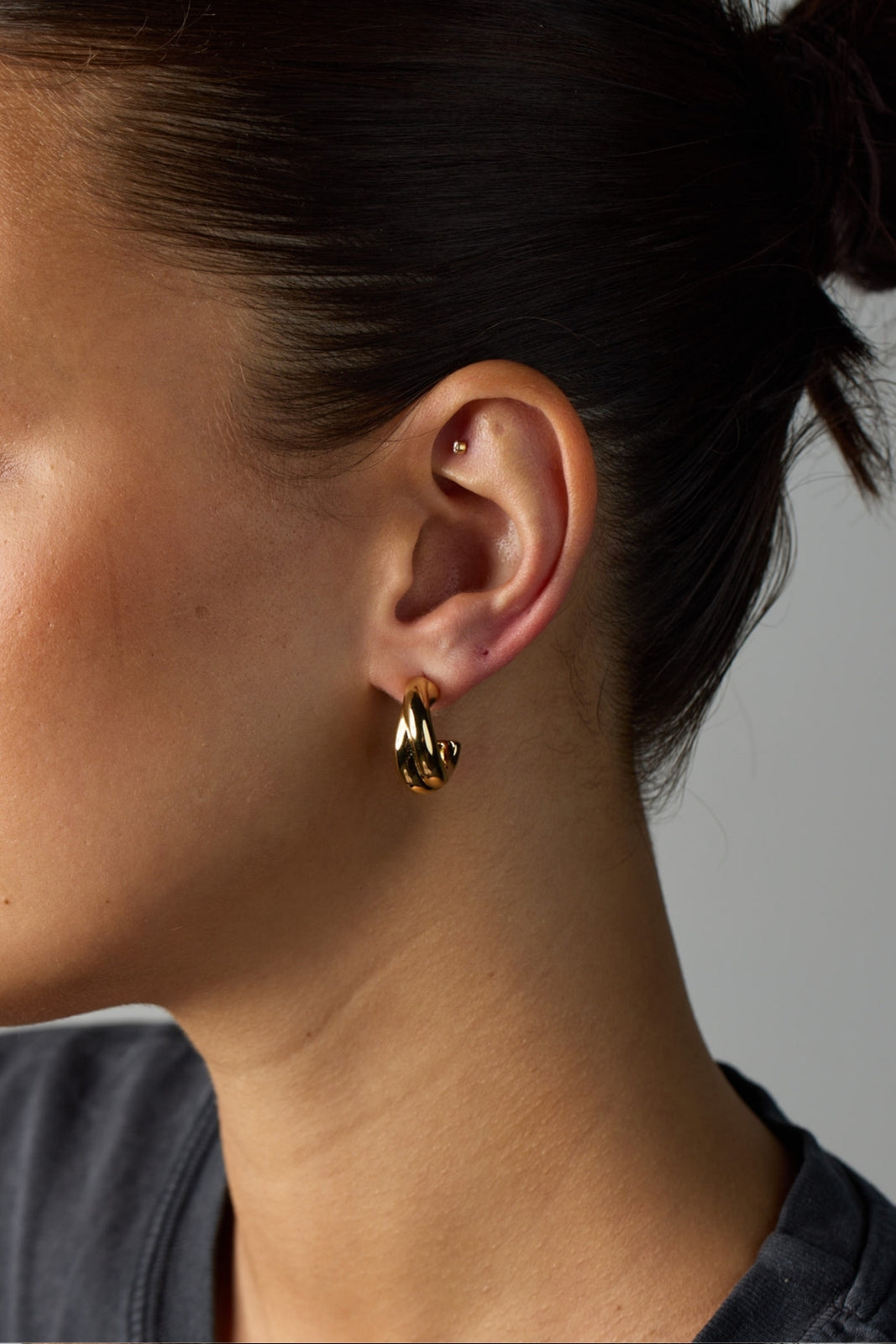 Peyton Hoop - Silver