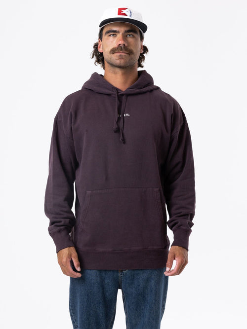 Thrills Minimal Thrills Slouch Pull On Hood - Deep Plum