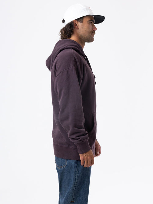 Thrills Minimal Thrills Slouch Pull On Hood - Deep Plum (view 5)