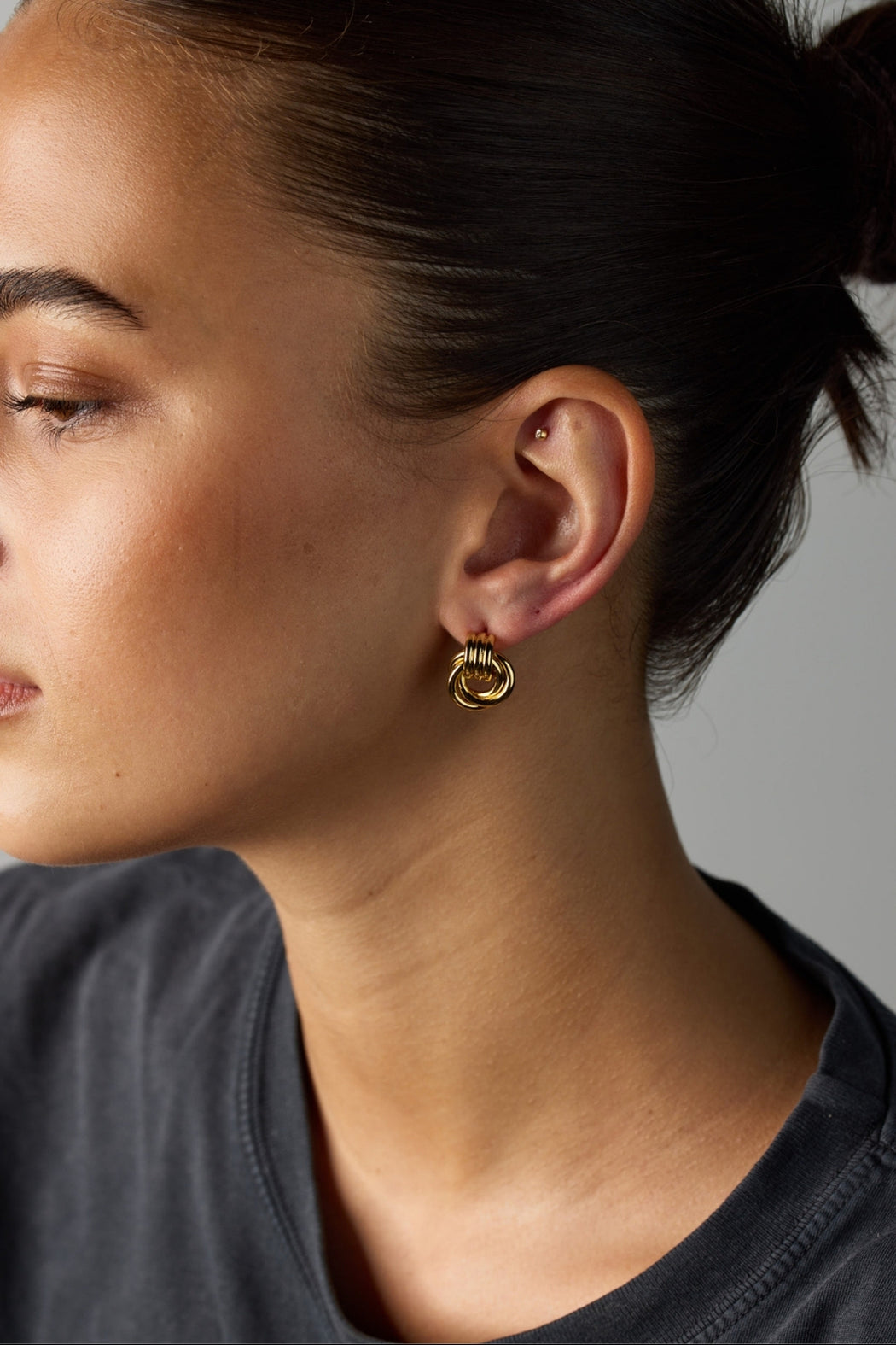 Zafino Poppy Earring - Gold (view 2)