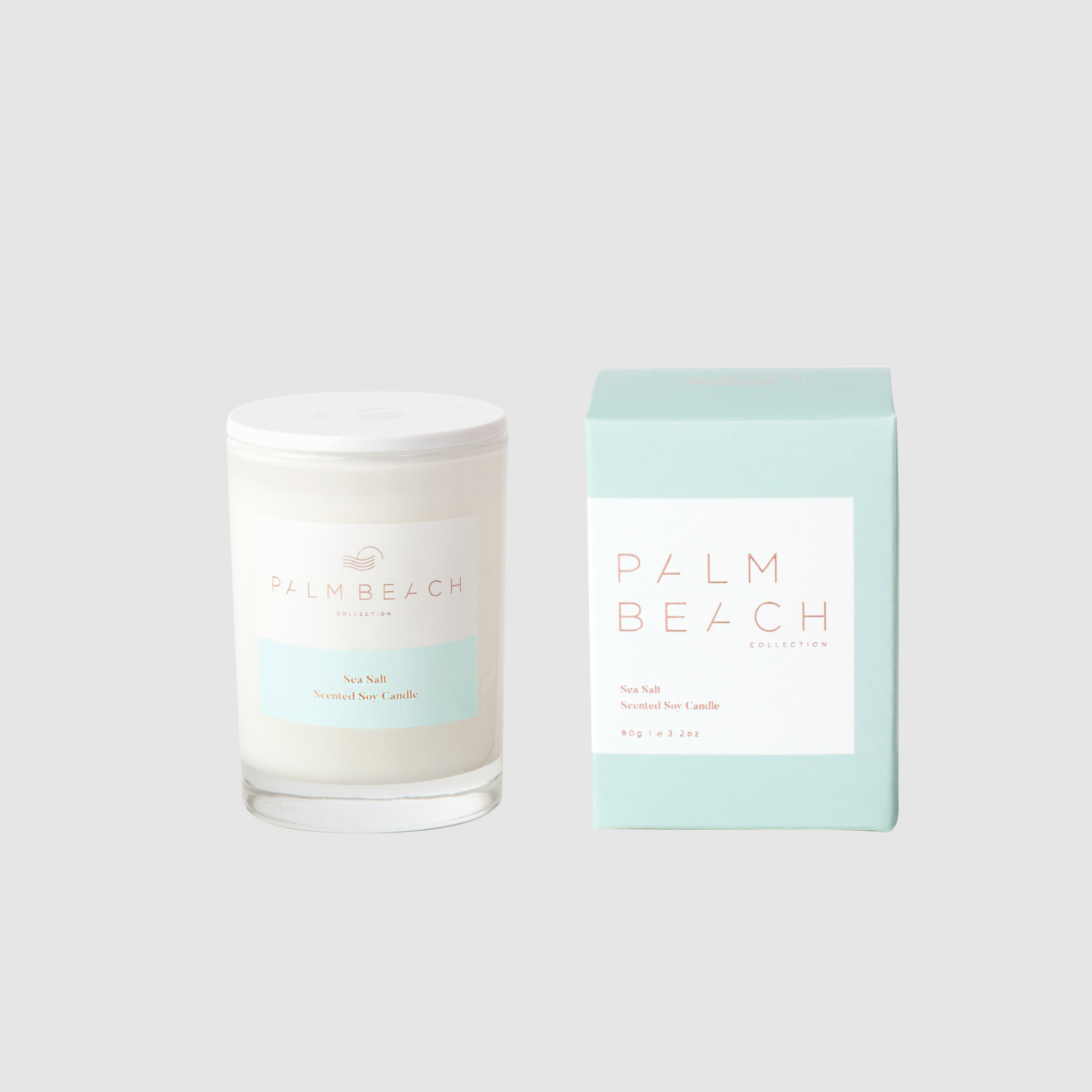 Palm Beach Collection Mini Scented Candle 90g - Sea Salt