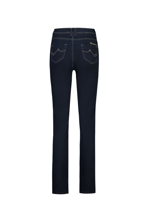 Vassalli Straight Leg Full Length Jean - Indigo Denim (view 7)