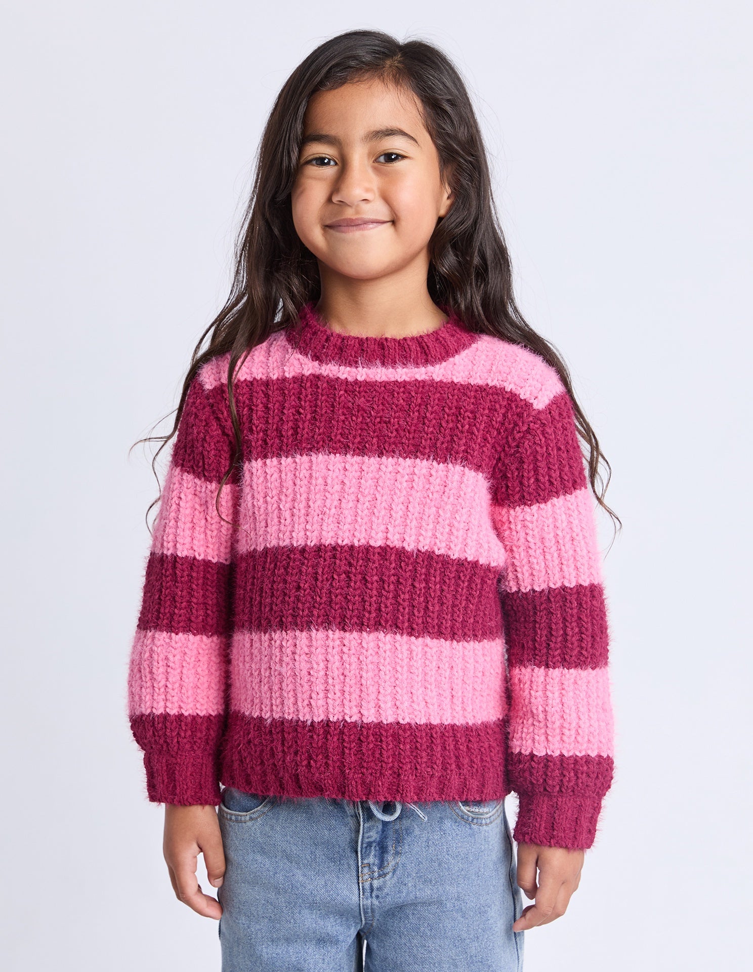 Eve Girl Daria Knit Jumper - Kids - Cranberry