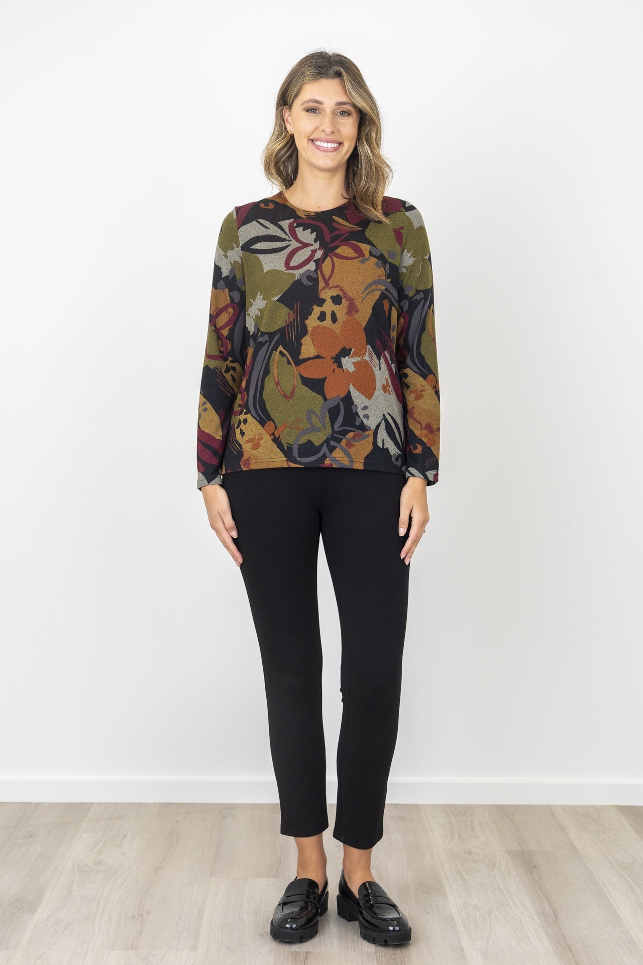 Renoma Karen Cosy Snood Top - Multi