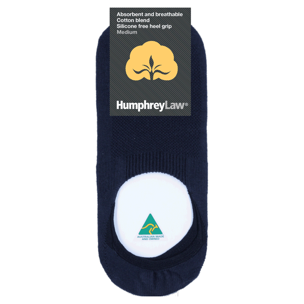 Humphrey Law Cotton Invisible Sock in black