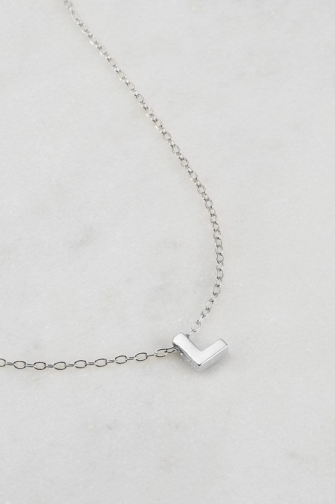 Zafino Letter Necklace (view 2)