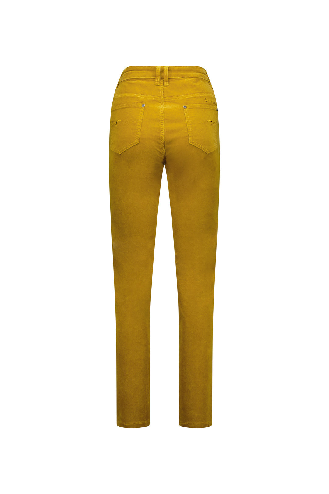 Narrow Leg Pinwale Cord Pant - Mustard