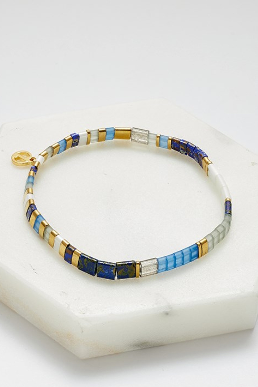 Zafino Tile Bracelet - Navy