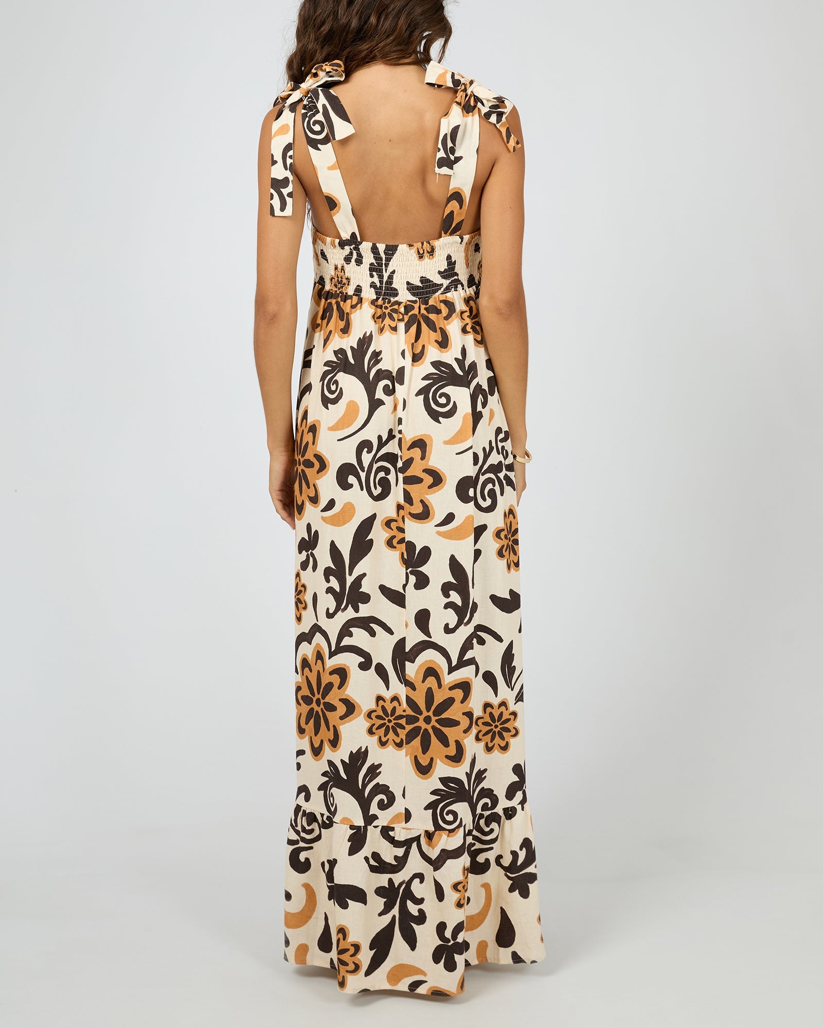 Silent Theory Bloom Maxi Dress Print - detail view