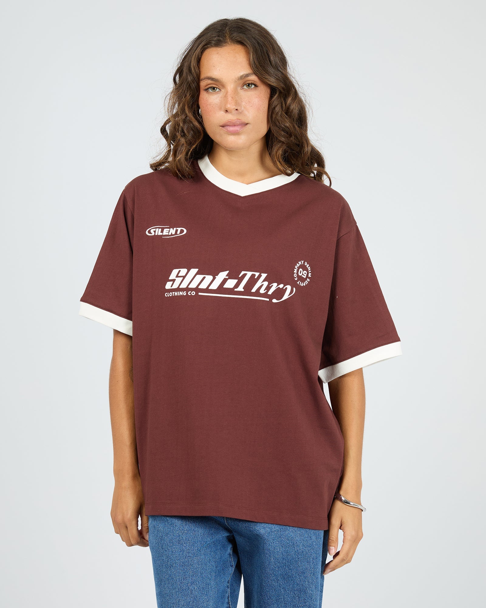 Silent Theory Carson Tee Cherry