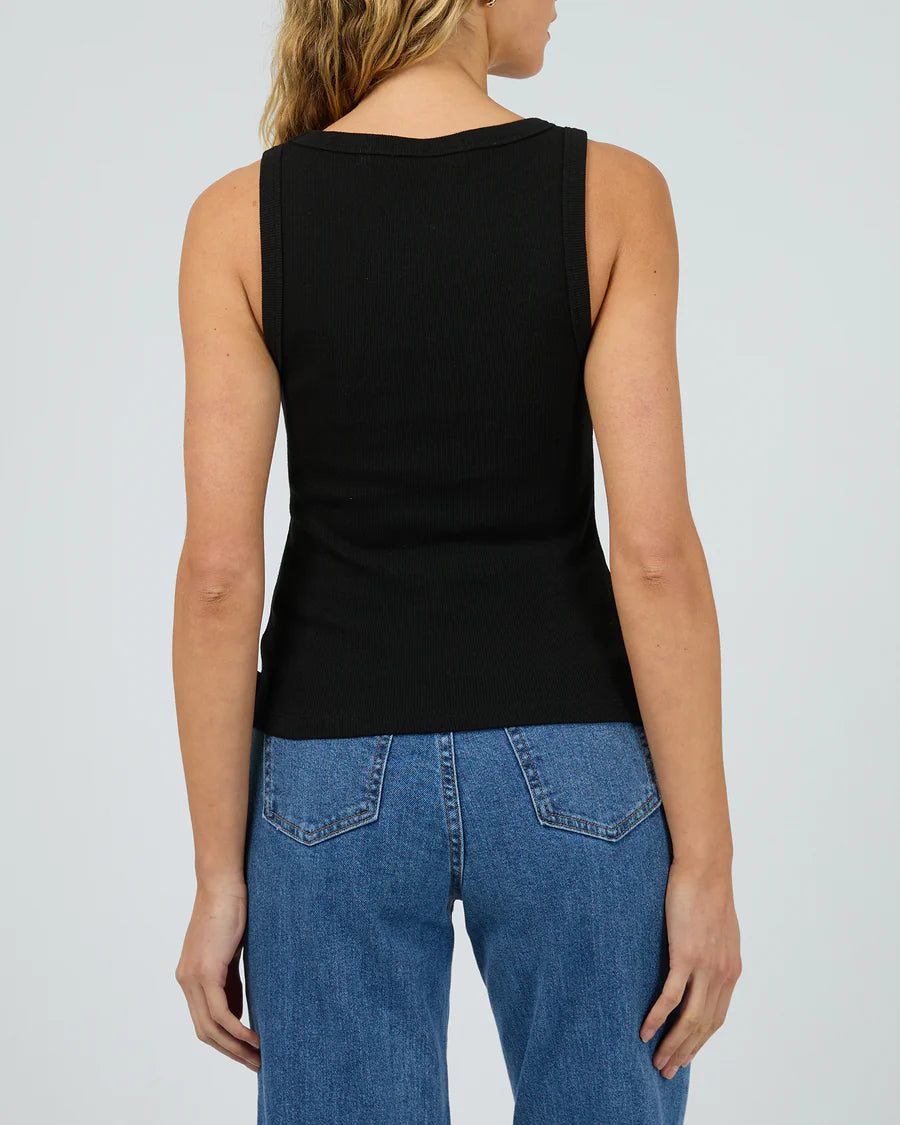 Silent Theory Mia Tank - Black (view 3)