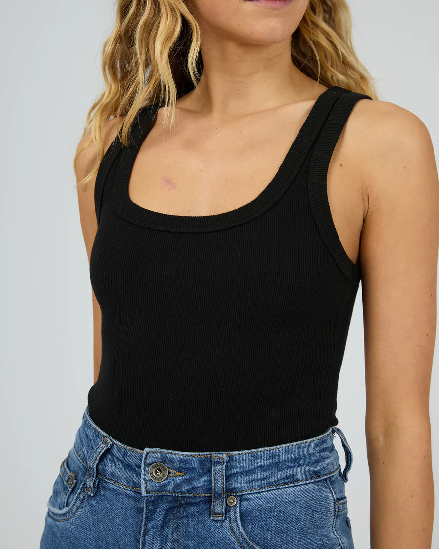 Silent Theory Mia Tank - Black (view 4)