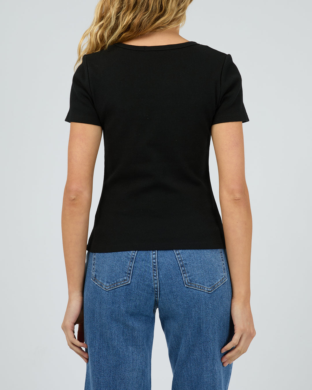 Silent Theory Mia Tee - Black (view 2)