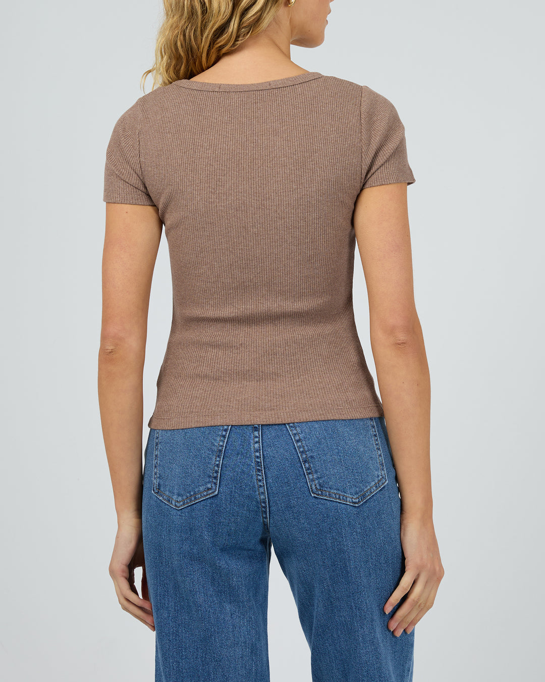 Silent Theory Mia Tee - Brown (view 3)