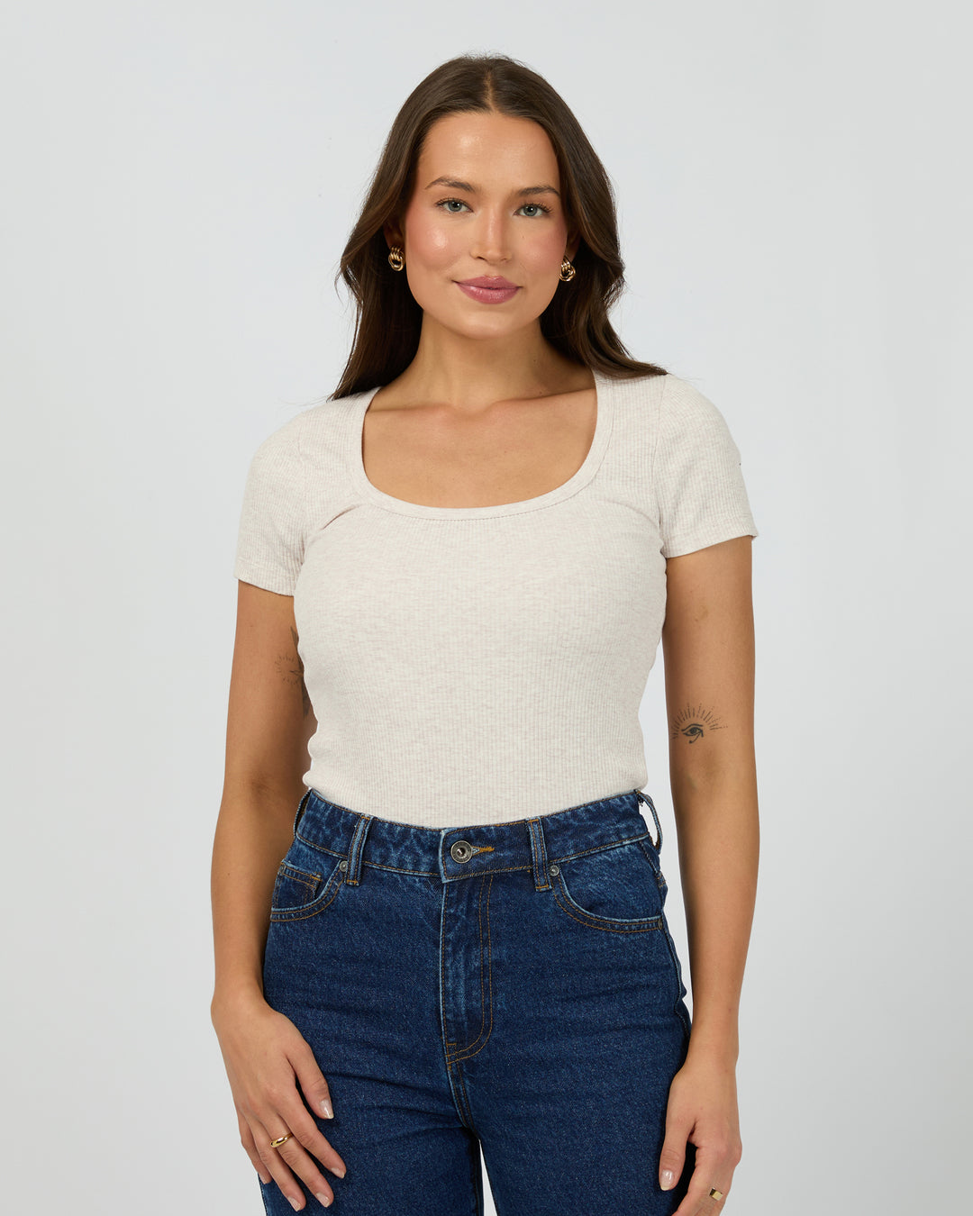 Silent Theory Mia Tee - Oatmeal