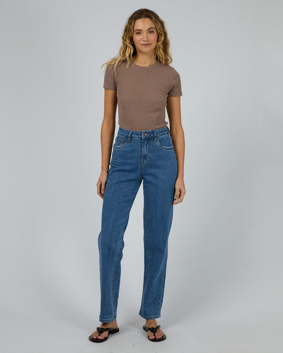 Silent Theory Bella Tee - Brown (view 2)
