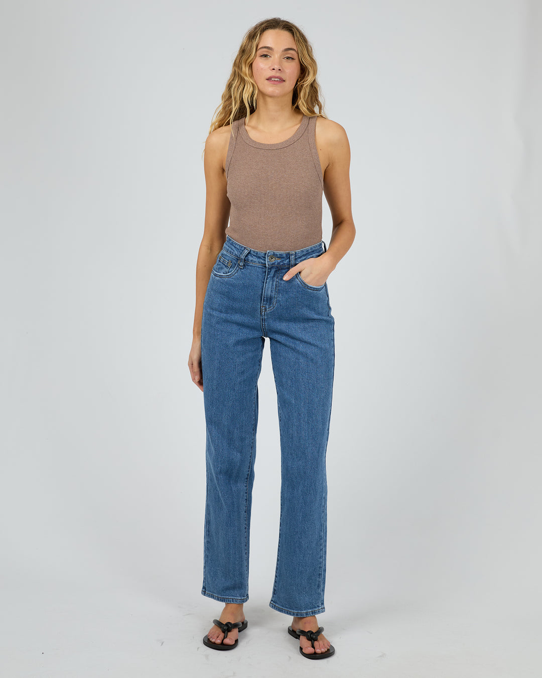 Ella Tank - Brown - Catani Clothing