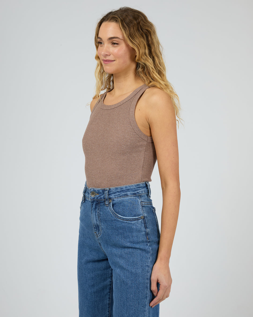 Ella Tank - Brown - Catani Clothing
