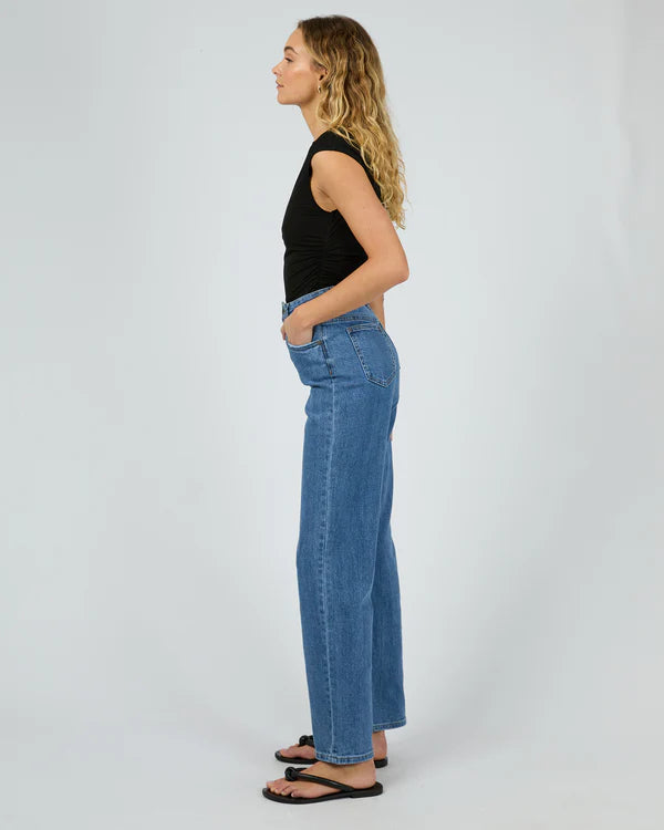 Evie Ruched Top - Black