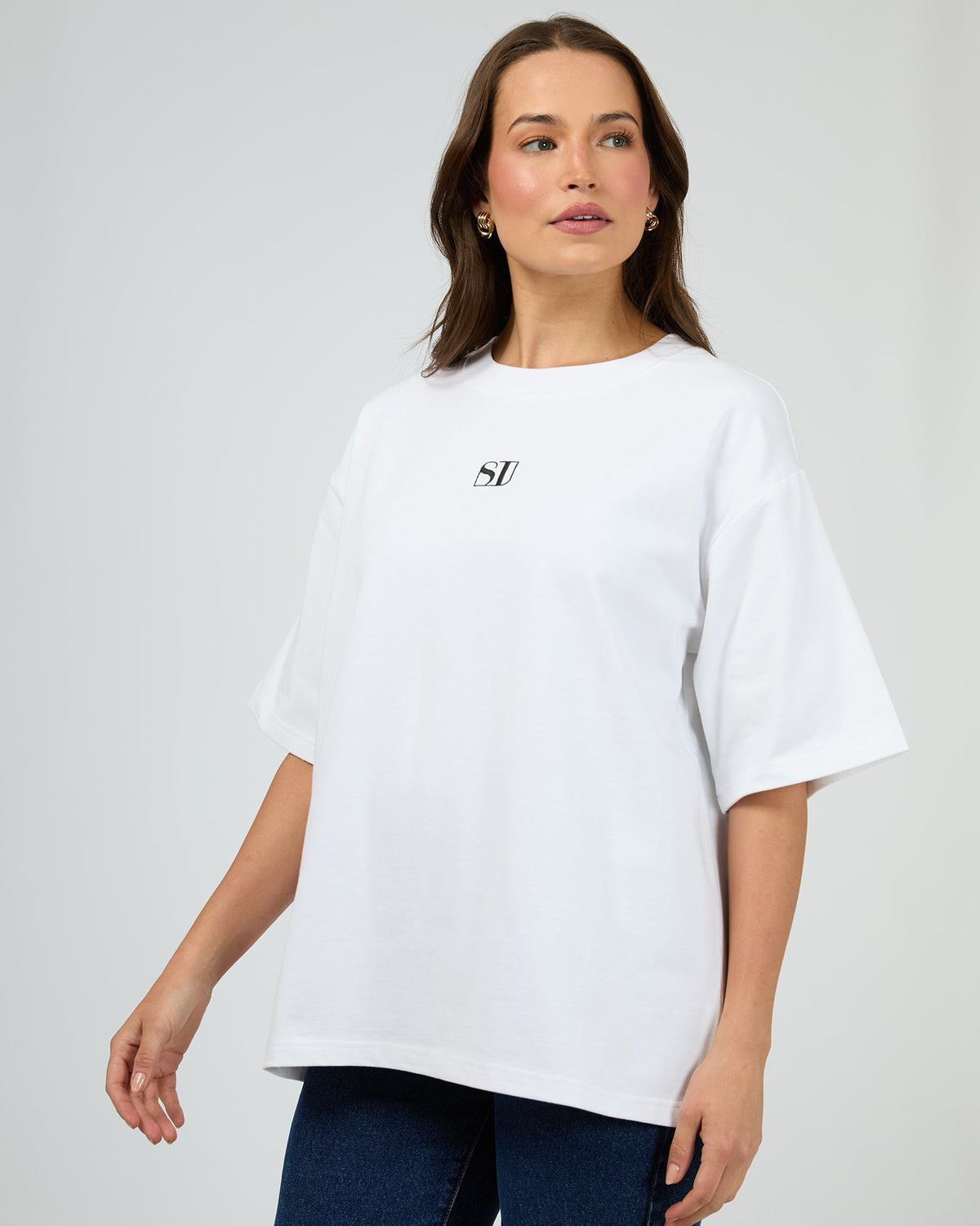 Silent Luxe Tee - White