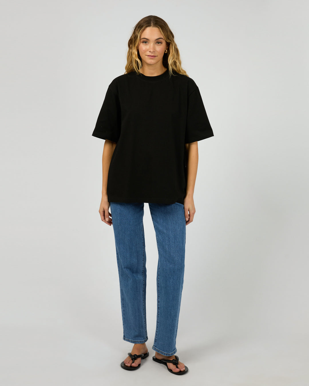 Silent Theory Core Oversized Tee - Black (view 2)