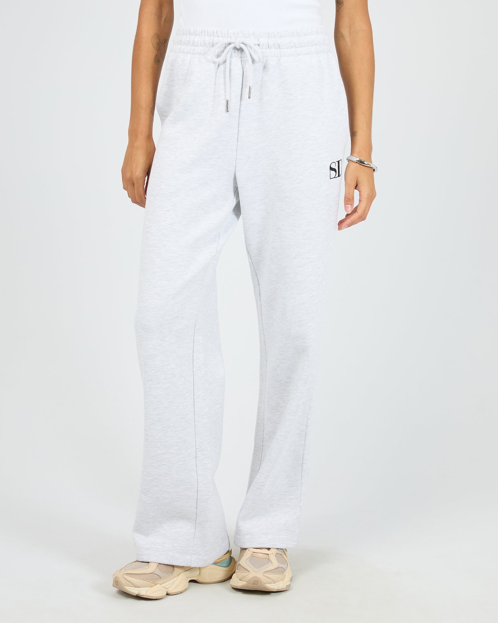 Silent Theory Silent Luxe Trackpant - Snow Marle