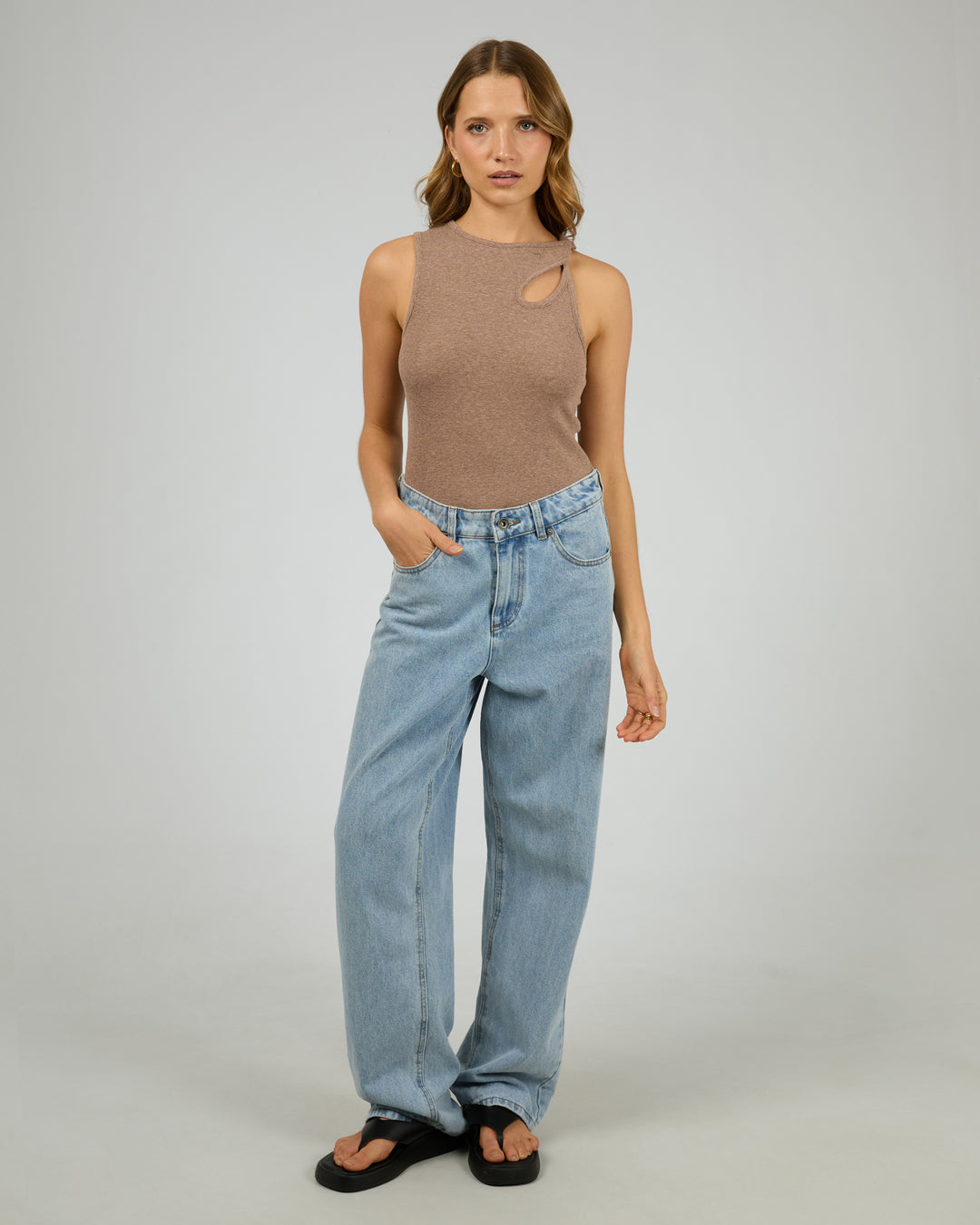 Silent Theory Blake Top - Brown (view 2)