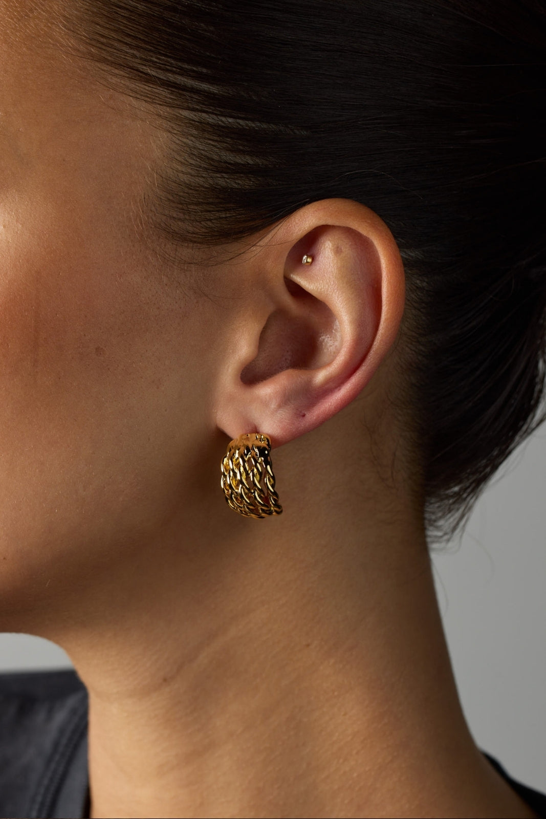 Zafino Sarah Hoop - Gold (view 2)