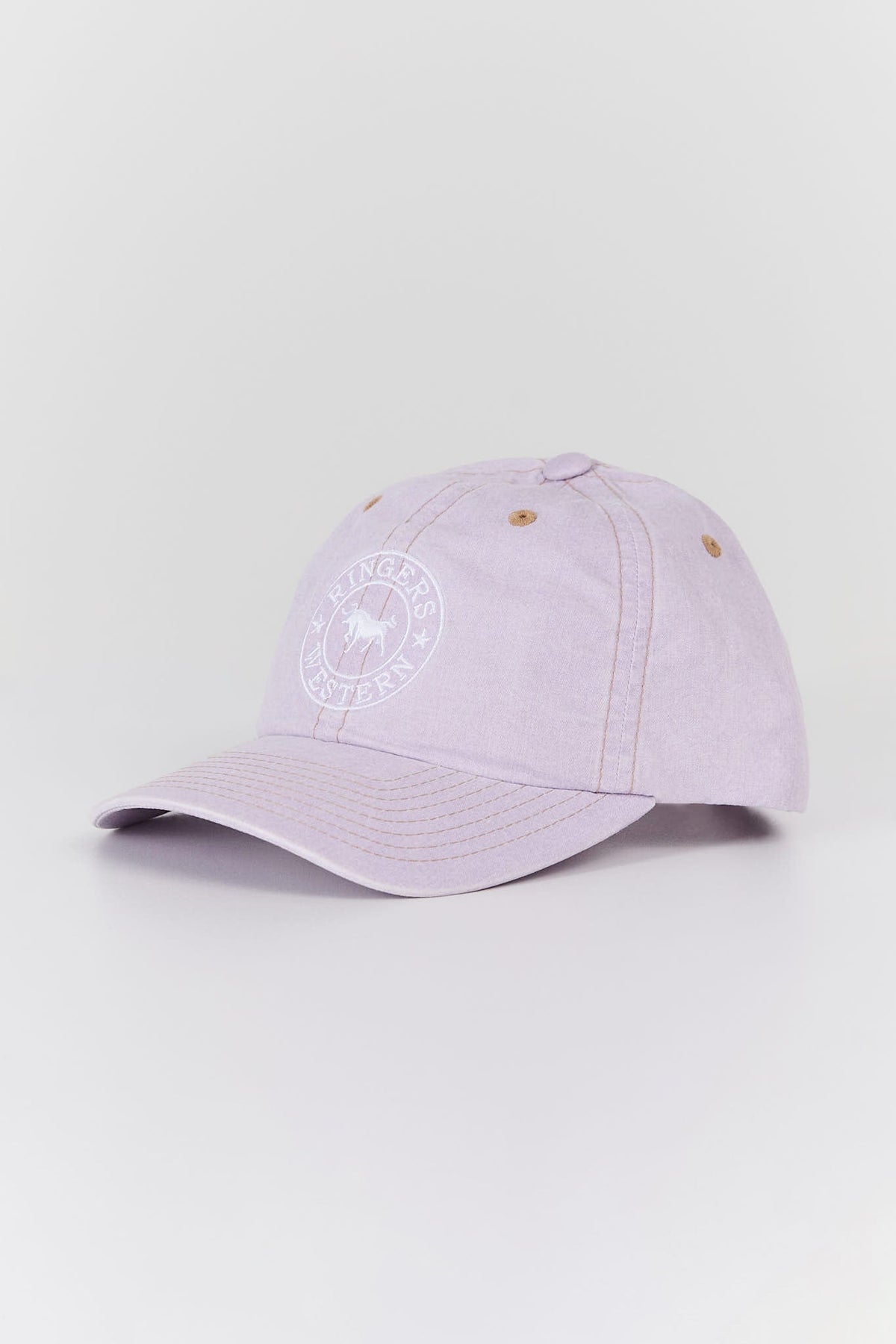 Ringers Western Kids Signature Bull Baseball Cap in lilac