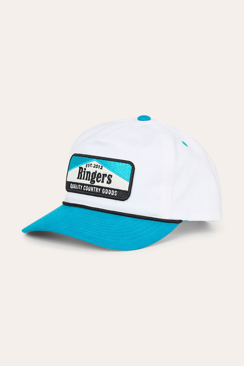 Rangers Roadhouse Cap - Off White / Teal