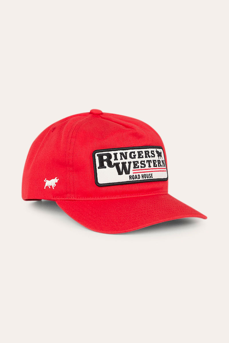 Ringers Western Great Australian Roadhouse Cap in Red - side