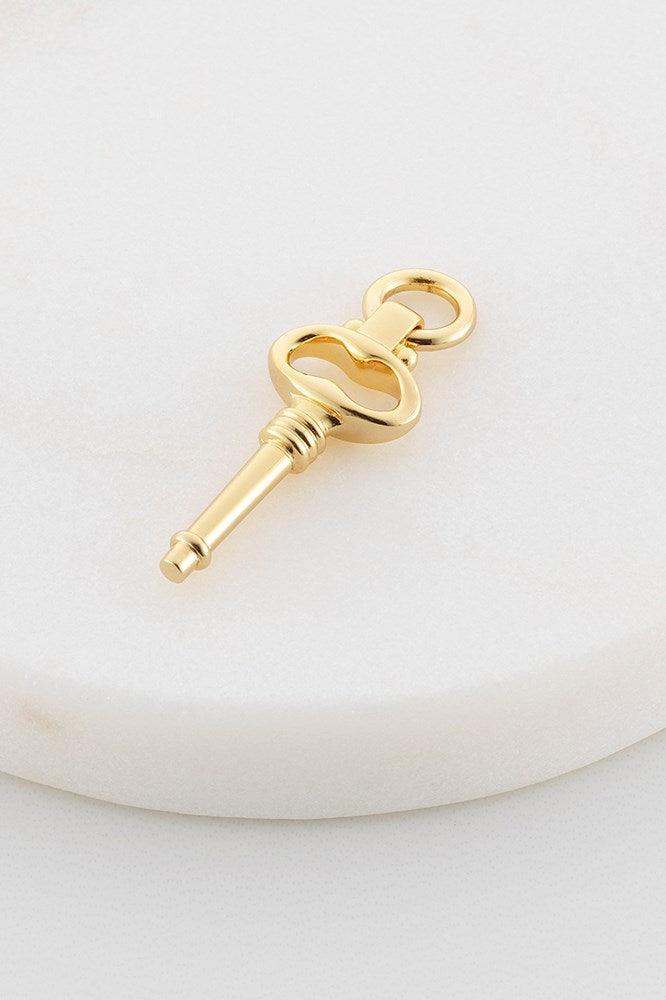 Key Charm - Gold