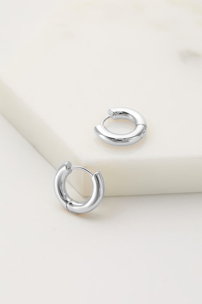 Kendall Small Hoop - Silver