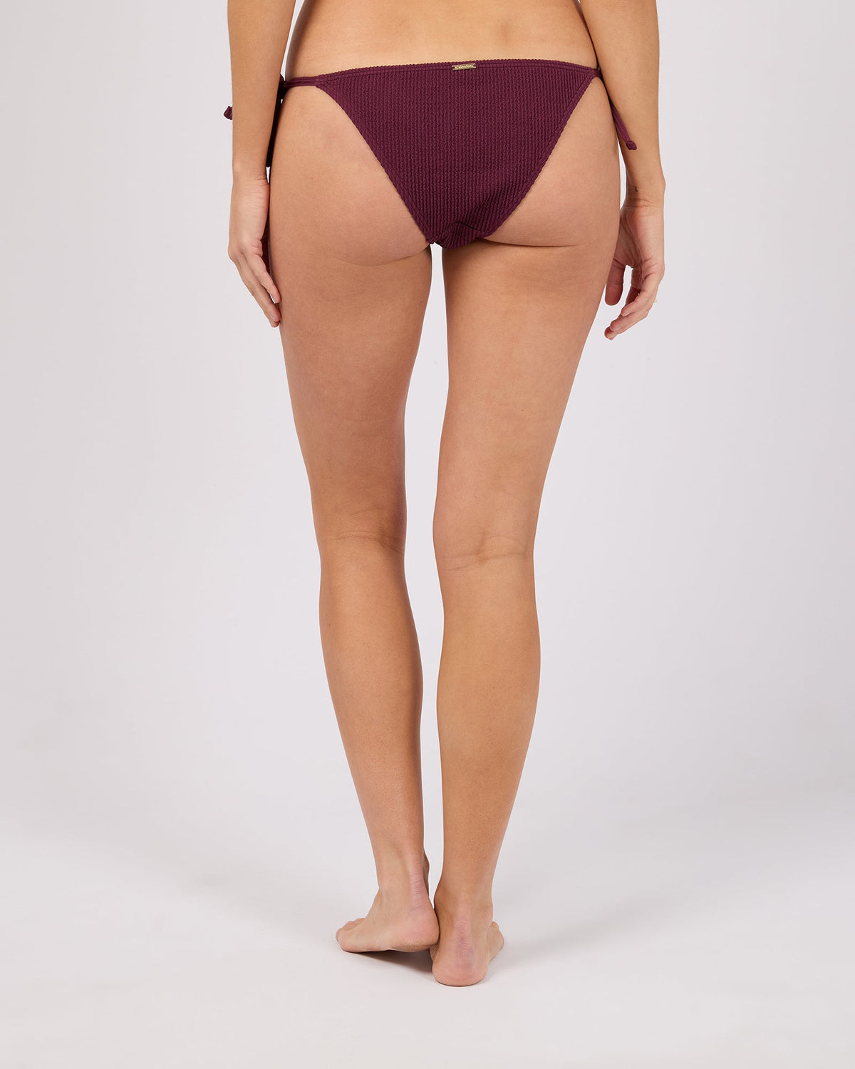 All About Eve Phoenix Rib High Tie Side wine back view
