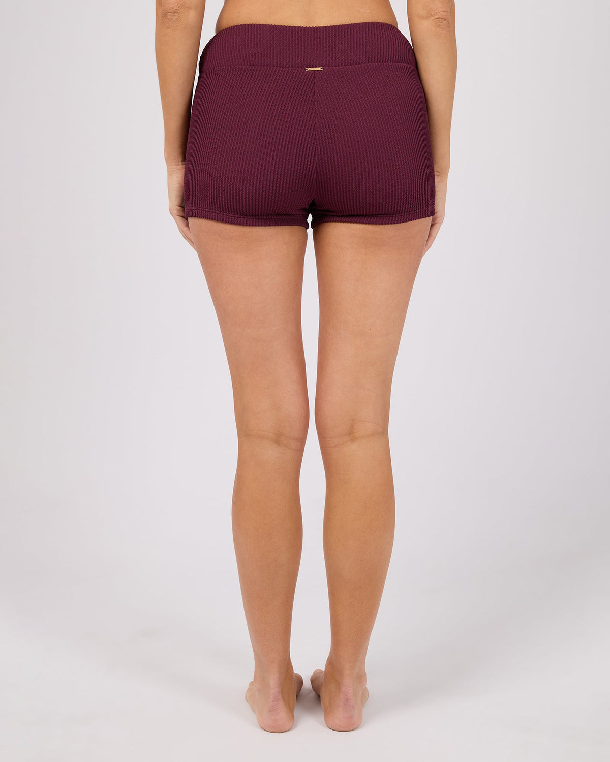 All About Eve Phoenix Rib Boy Leg Pant wine back view