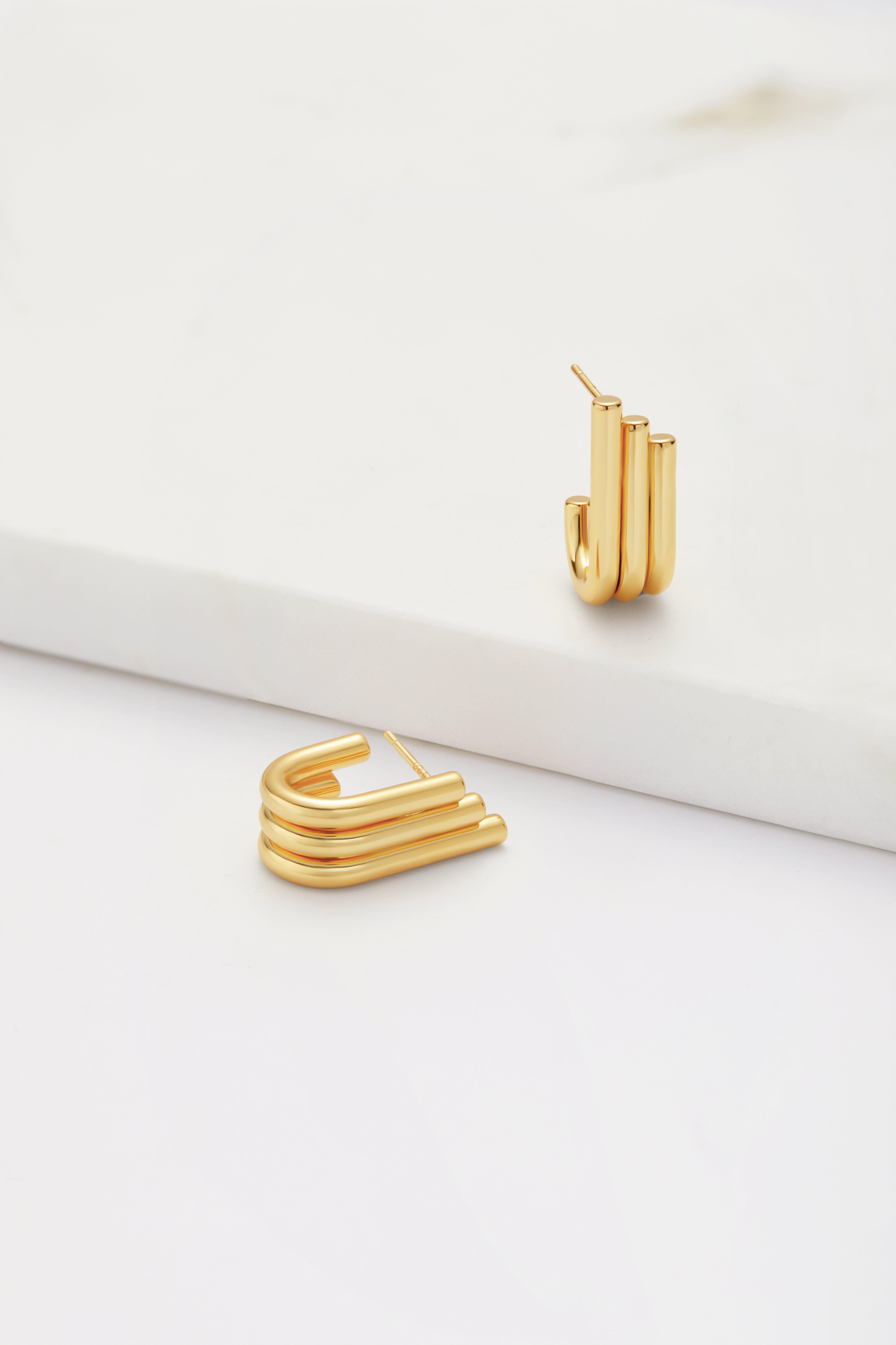 Zafino Elly Hoop - Gold